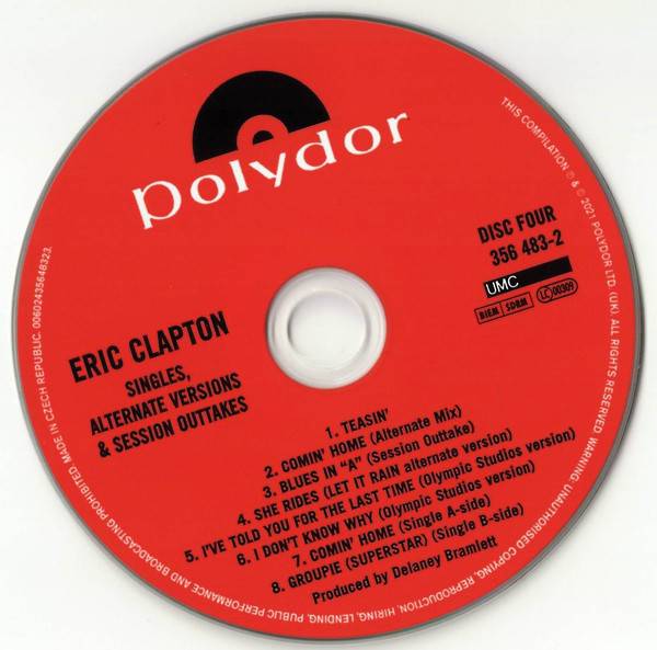 Eric Clapton Eric Clapton [Anniversary Deluxe Edition] : CD4